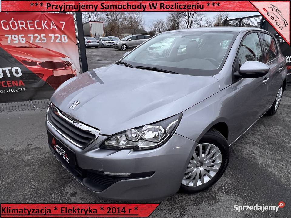 Peugeot 308 II 16 Benzyna Salon 2014 166 168000km Poznań