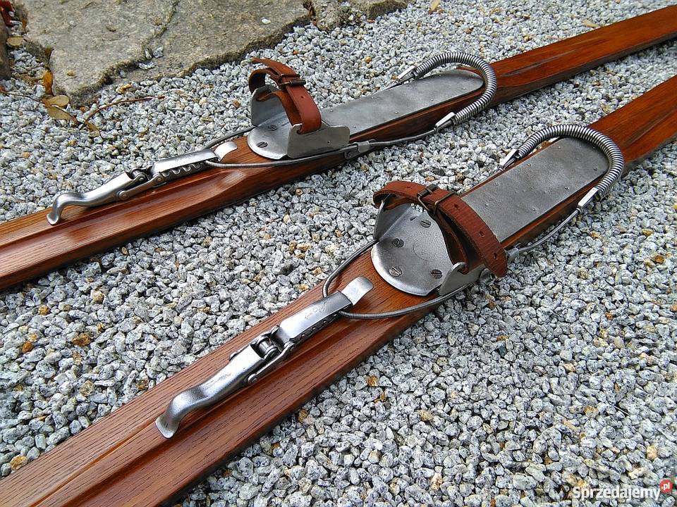 Stare drewniane narty 1939 Antyki Antyki Szklarska Poręba