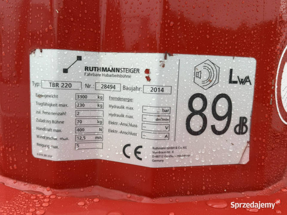 Nissan Cabstar Podnośnik Koszowy 22m RUTHMANN