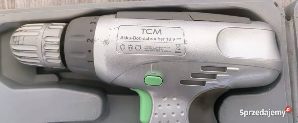 Wkrętarka TCM 18V Zestaw w walizce