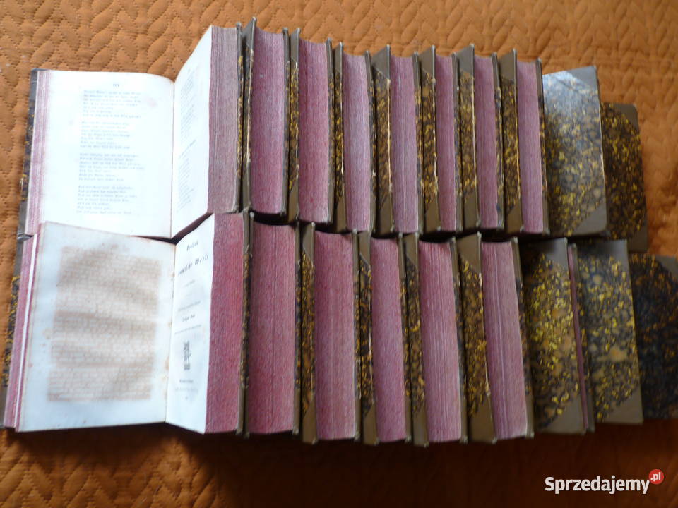 Kompletne wydanie Goethes Werke z 1840 roku Sieradz