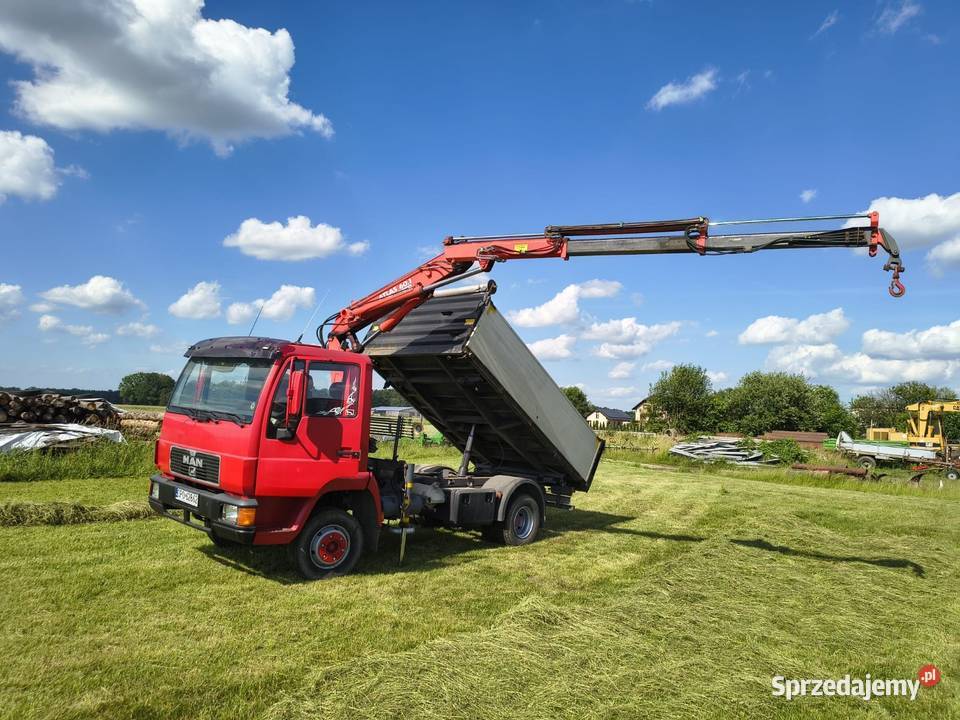 Man 10163 L2000 wywrotka kiper hds żuraw Opole