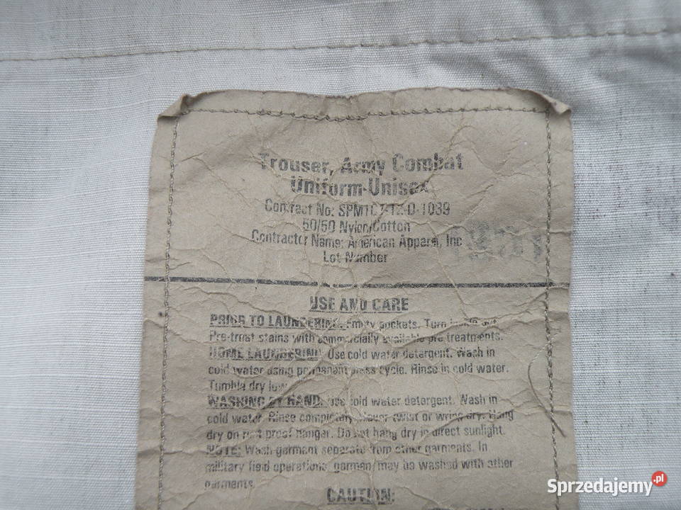 Spodnie ACU multicam OCP medium regular ripstop dolnośląskie Wrocław