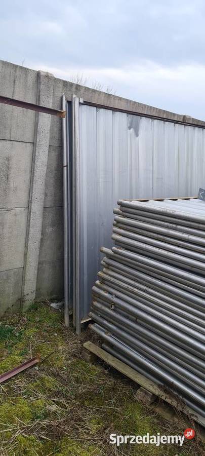 ogrodzenie budowlane tymczasowe pełne 29 x 2m mazowieckie Słupno