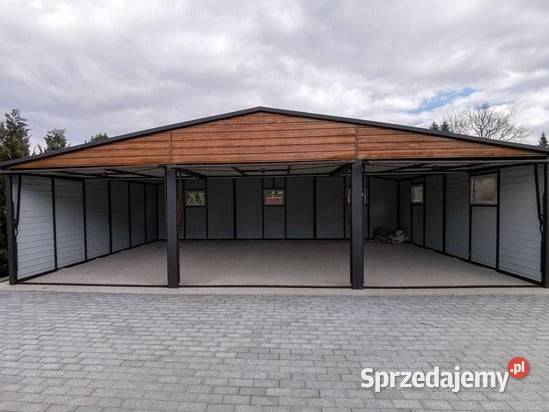 Garaż blaszany 9x5 drewnopodobny Lublin