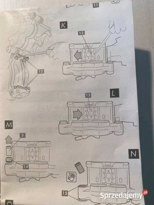 ZESTAW MONTAŻOWY KLOCKÓW HAMULCOWYCH