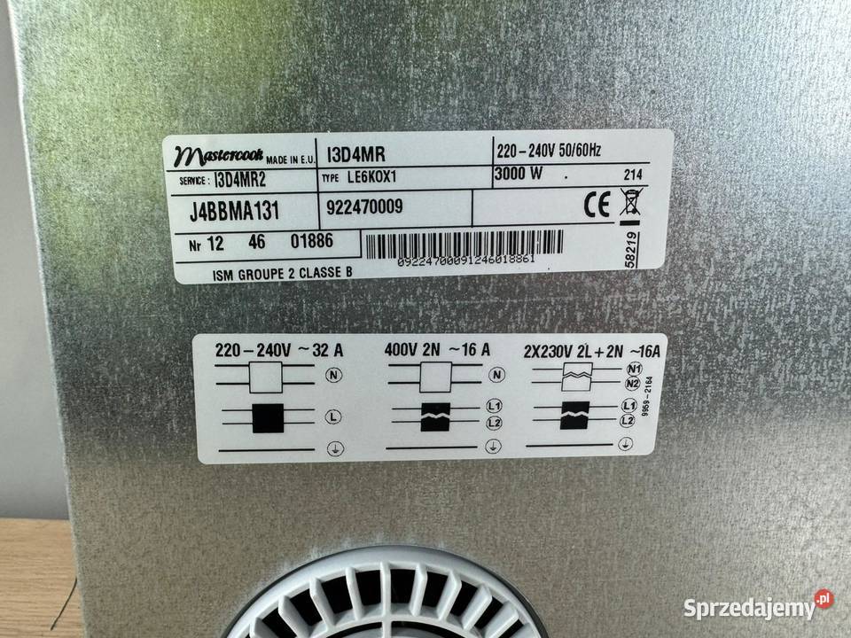 Płyta indukcyjna Mastercook DostawaGwarancja mazowieckie Wiejca sprzedam