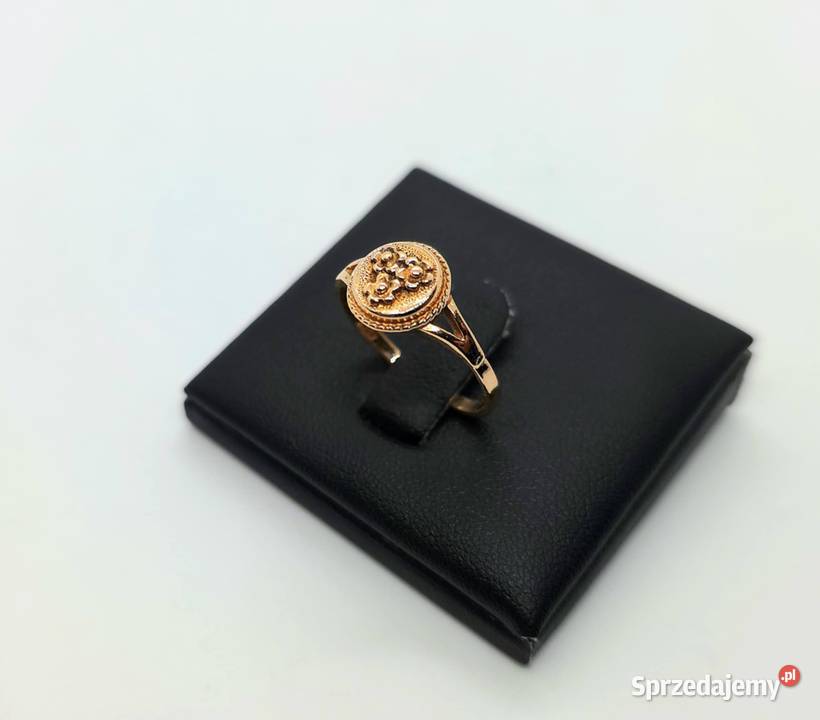 Złoty pierścionek próby 585 216g Rozmiar 12 złoto Elbląg