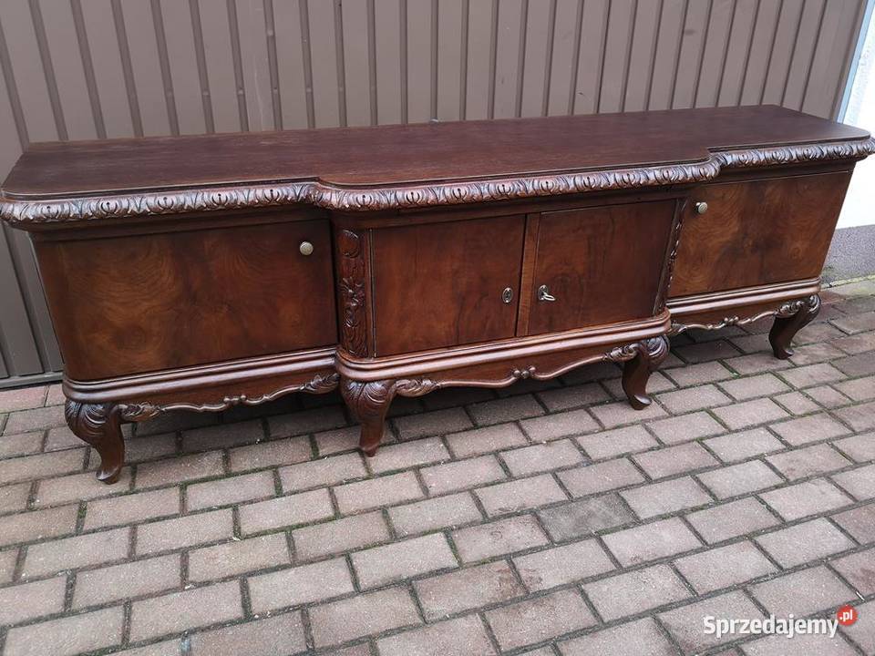 Komoda Niska RTV 200 Dębowa Solidna Zgrabna Antyki, Sztuka, Kolekcje wielkopolskie Swarzędz