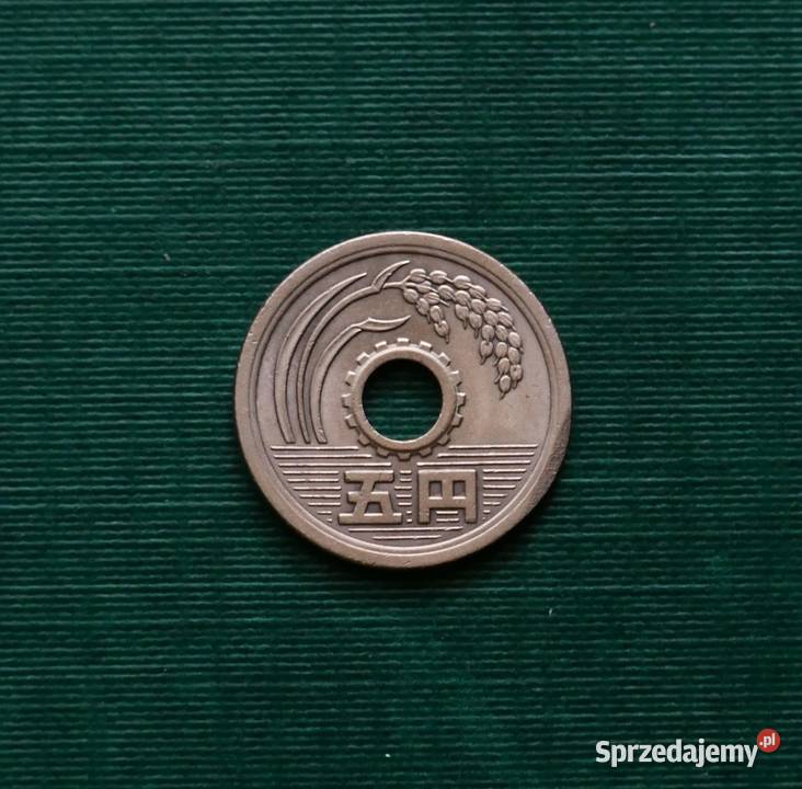 JAPONIA 5 jenów 1974r Gliwice sprzedam