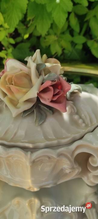 SZKATUŁA PORCELANOWA KARL ENS VOLKSTEDT RÓŻE Pabianice sprzedam