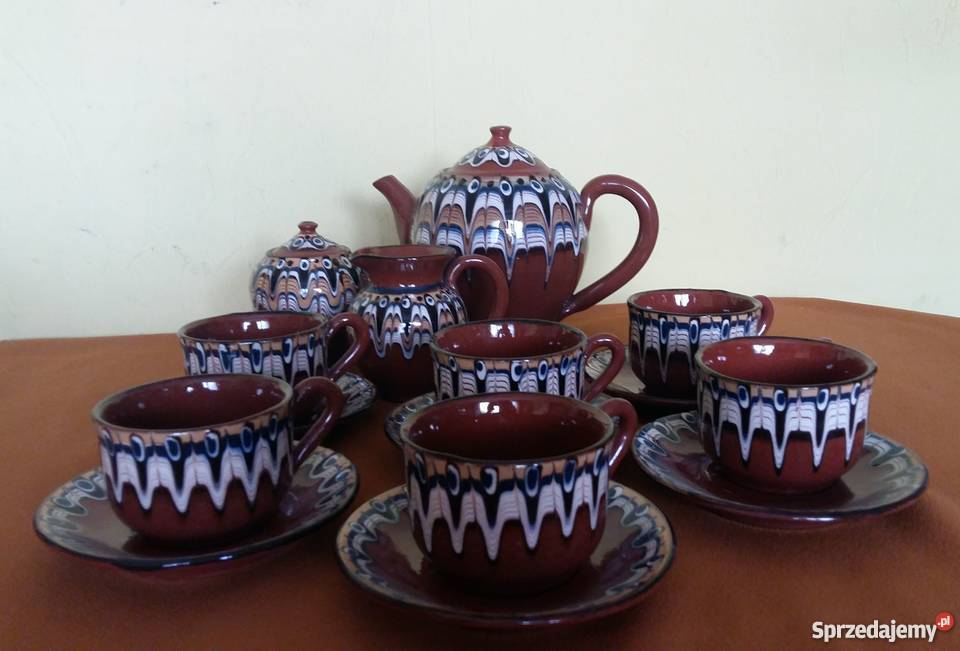 Serwis ceramiczny kawowy bułgarskiZestaw do kawy Łódź