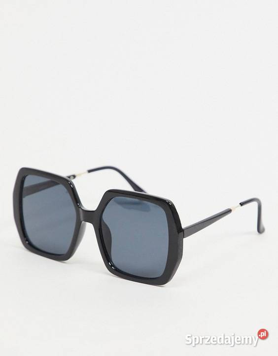 ASOS Czarne okulary przeciwsłoneczne MUCHYw Kraków