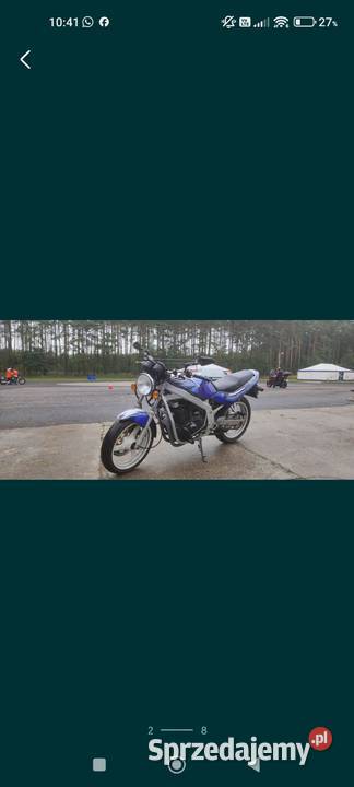 Suzuki GS z klatką pod treningi