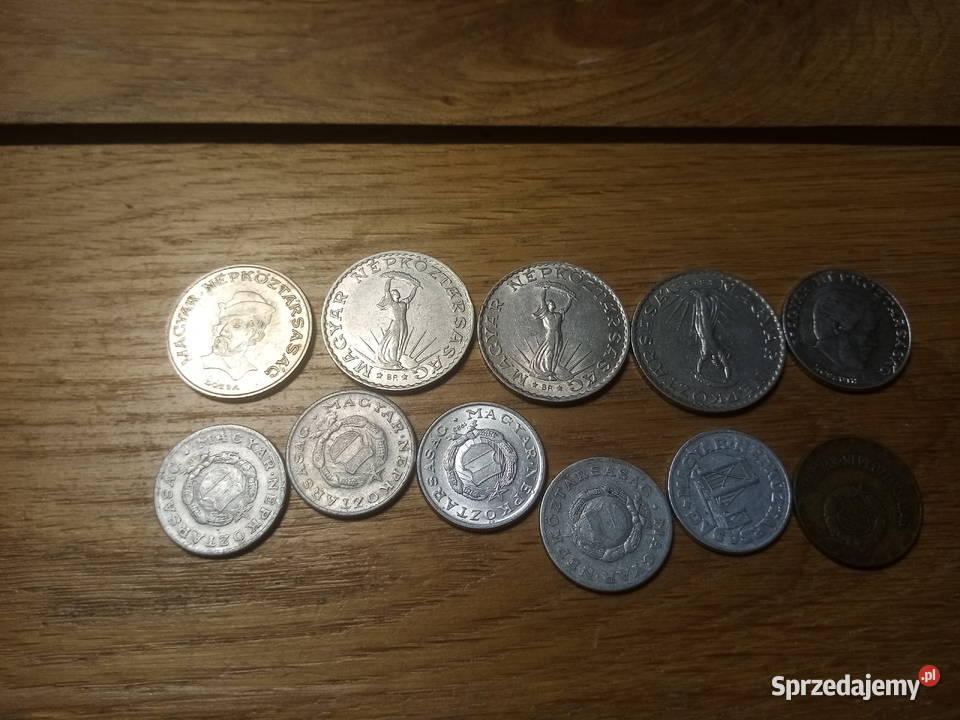 20 10 forintów 1 2 Forint 50 filler węgierskie sprzedam