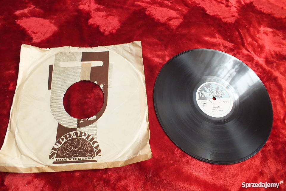 Płyta winylowa szelakowa niemiecka gruba ciężka