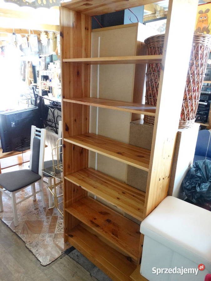 Sosnowy regał 6 półek Witnica