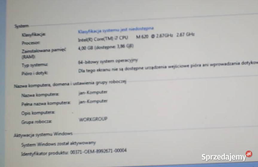 Laptop Fujitsu Celsius H700 156 i74x17 ghz Olkusz