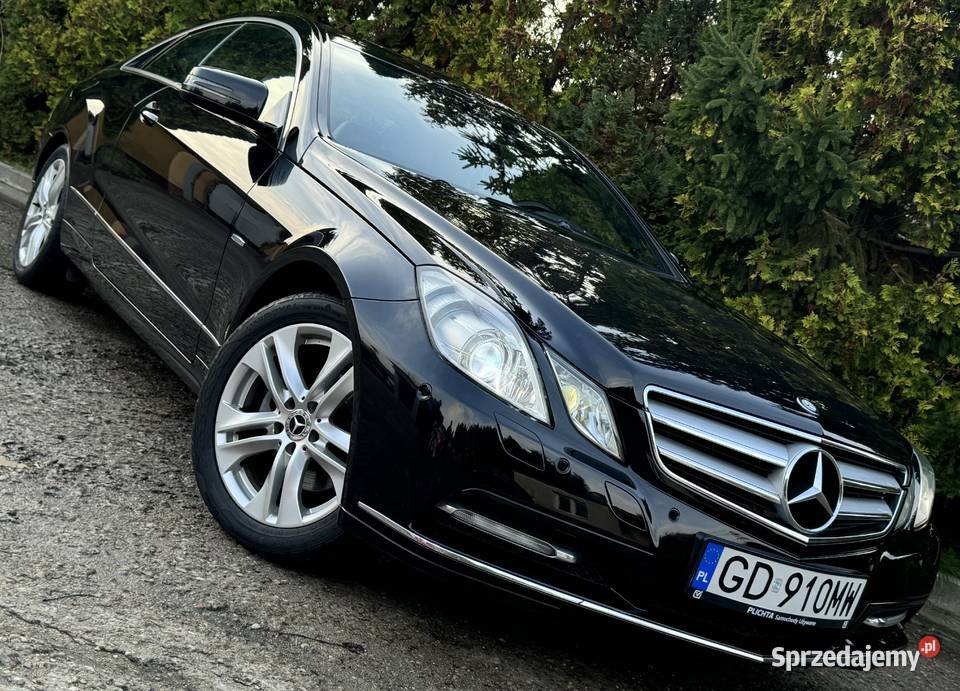 Mercedes E250 Coupe Automat Bixenon Jasna Skóra komputer pokładowy Elbląg