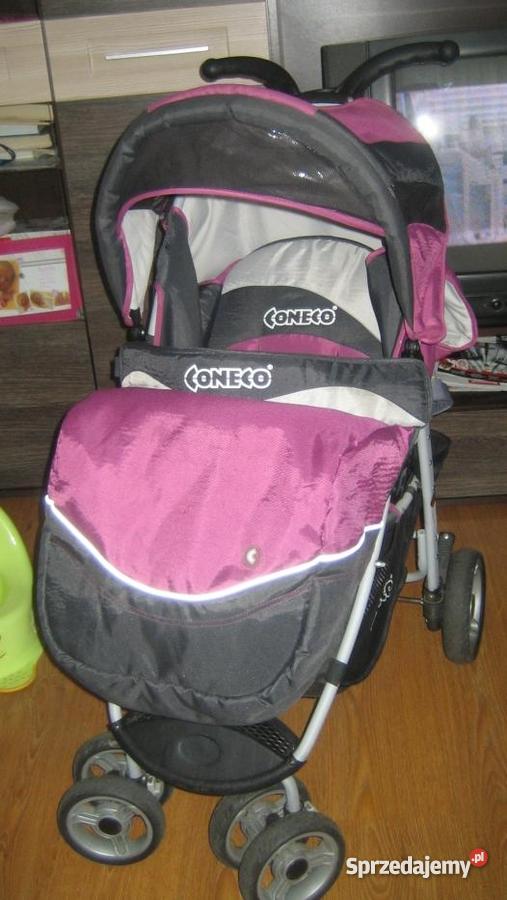 Spacerówka Coneco Flash jagodowa Rozkładane siedzisko  Katowice