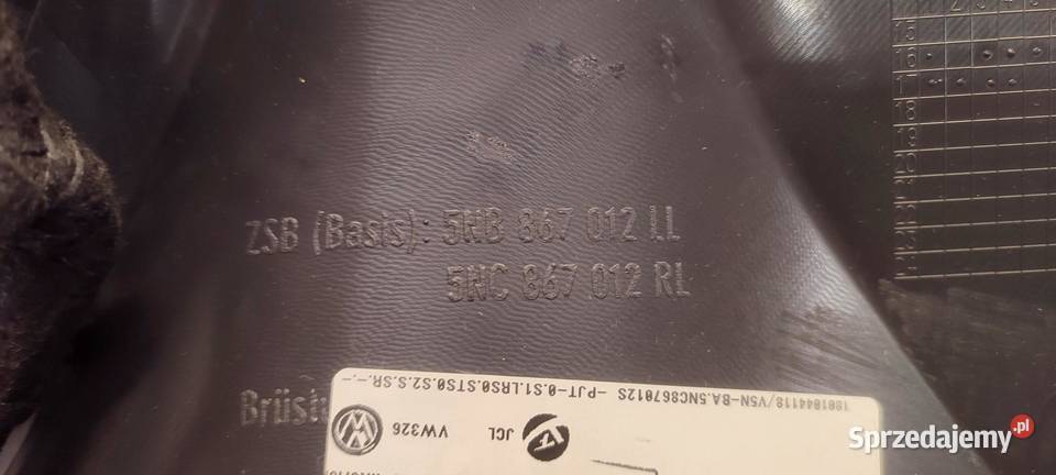 VW TIGUAN II BOCZEK DRZWI PRAWY PRZÓD RHD ANGLIK sprzedam