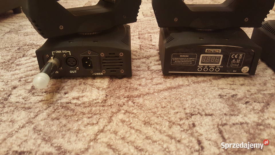 Ruchome głowy 3 DMX Wireless lubuskie Zielona Góra sprzedam