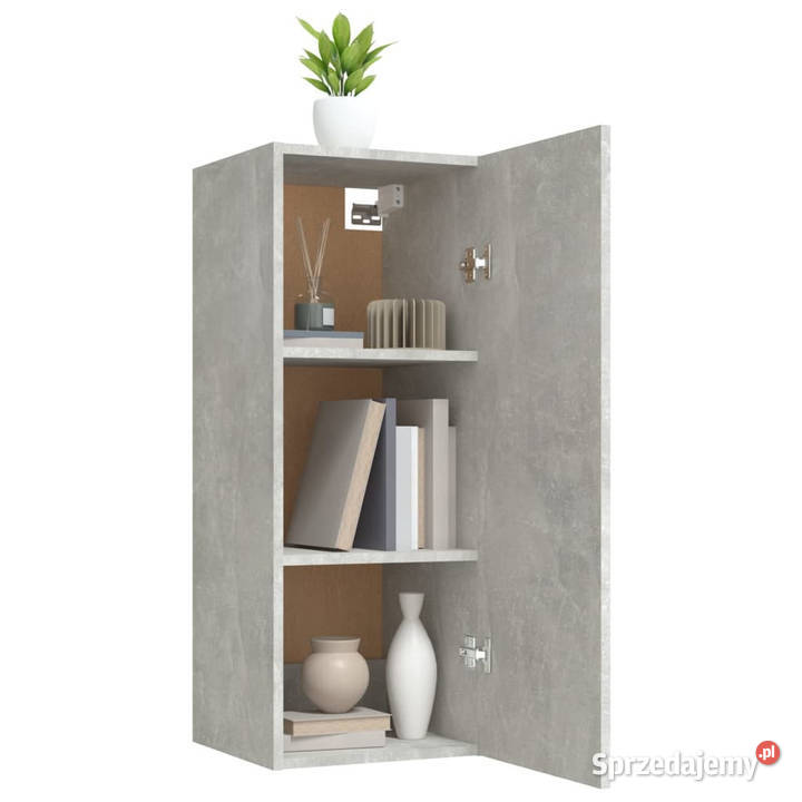 Szafka wisząca szarość betonu 345x34x90 WM812433 Warszawa