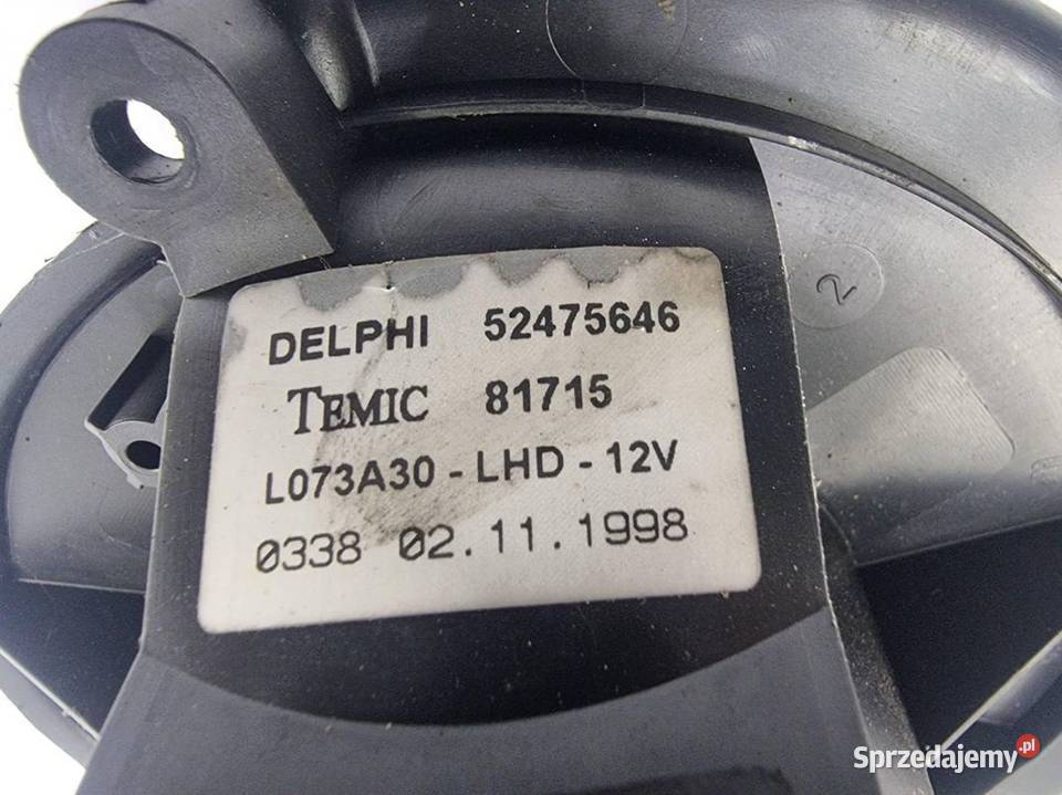 WENTYLATOR KABINOWY OPEL ASTRA G 52475646 Pozostałe kujawsko-pomorskie Lipno sprzedam