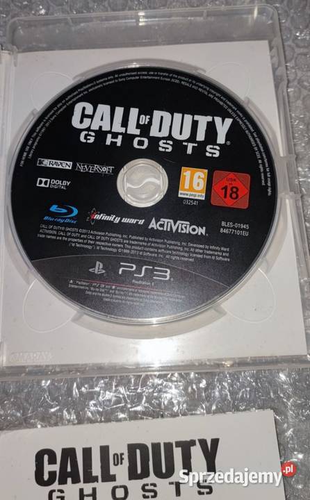 Płyta z grą Call Of Duty GHOST Sony Playstation Wadowice sprzedam