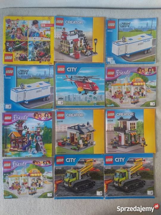 LEGO instrukcje 67 książeczki do zestawów Warszawa