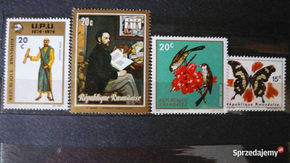 Znaczki Rwanda Filatelistyka Myszków