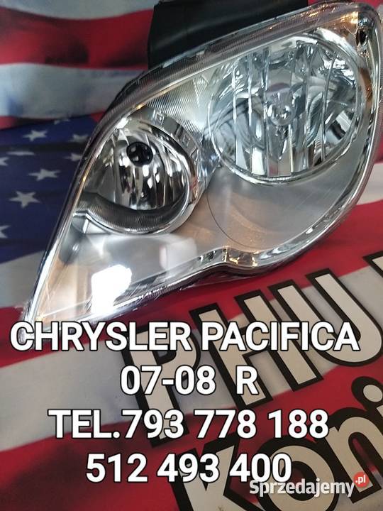 NOWY REFLEKTOR L CHRYSLER PACIFICA 0708 R Lampy przednie Kawnice sprzedam