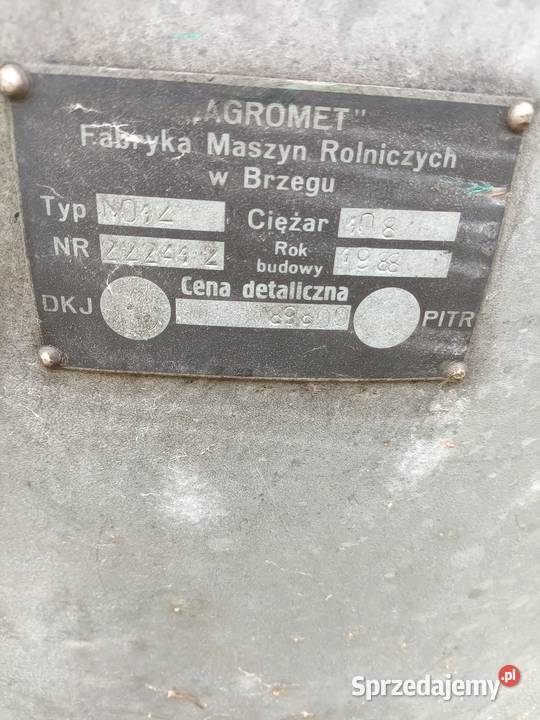 Rozsiewacz nawozu lej ocynkowany Nowa Karczma