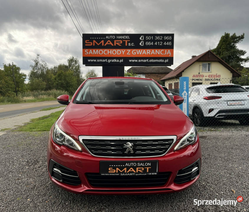 Peugeot 308 Ledy Navi Kamera 360 Serwisowany T9 nawigacja 308 śląskie Rydułtowy