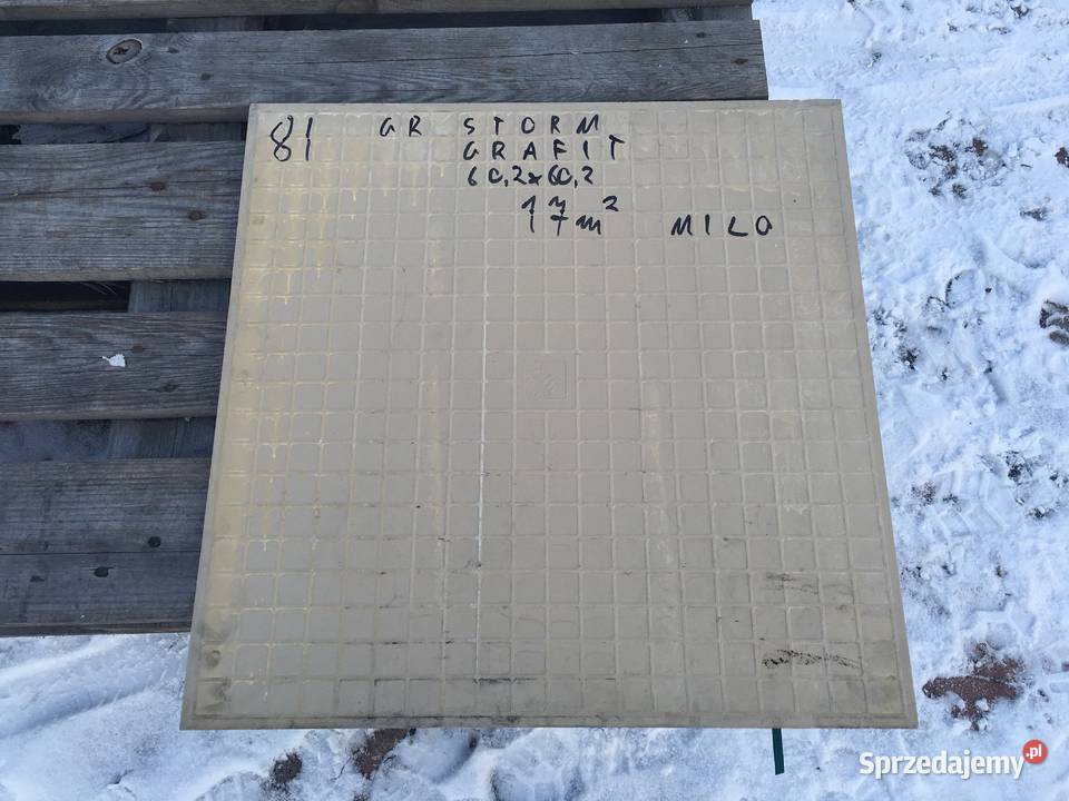 Gres płytka podłogowa storm grafit 602x602 firmy mazowieckie Reguły