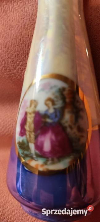 Malutki flakonik dzbanuszek porcelana malowana w Wrocław