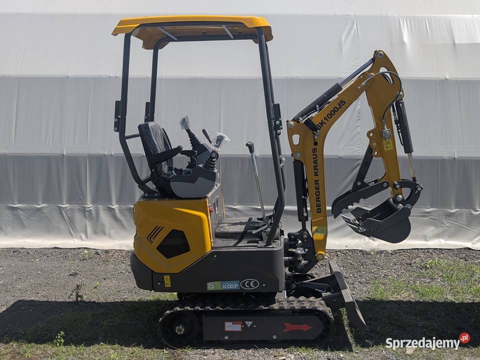 Mini Koparka Berger Kraus BK1000JS JOYSTICK 11 Wrocław