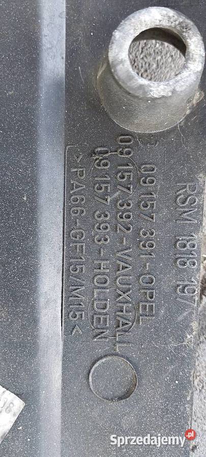 Osłona silnika Opel Combo 16 benzyna osobowe zachodniopomorskie Szczecin