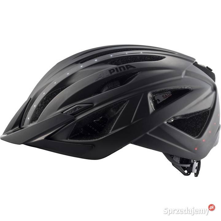 Kask rowerowy Alpina Urban Haga LED Matt Black Szczerbice sprzedam