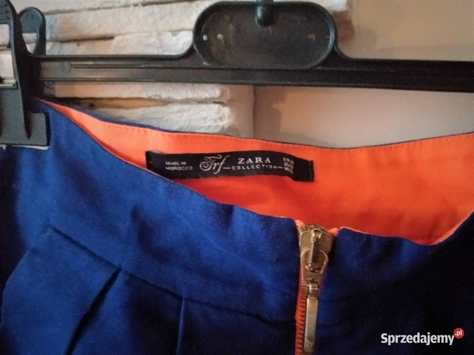 kobaltowa spódnica mini Zara S śląskie Częstochowa