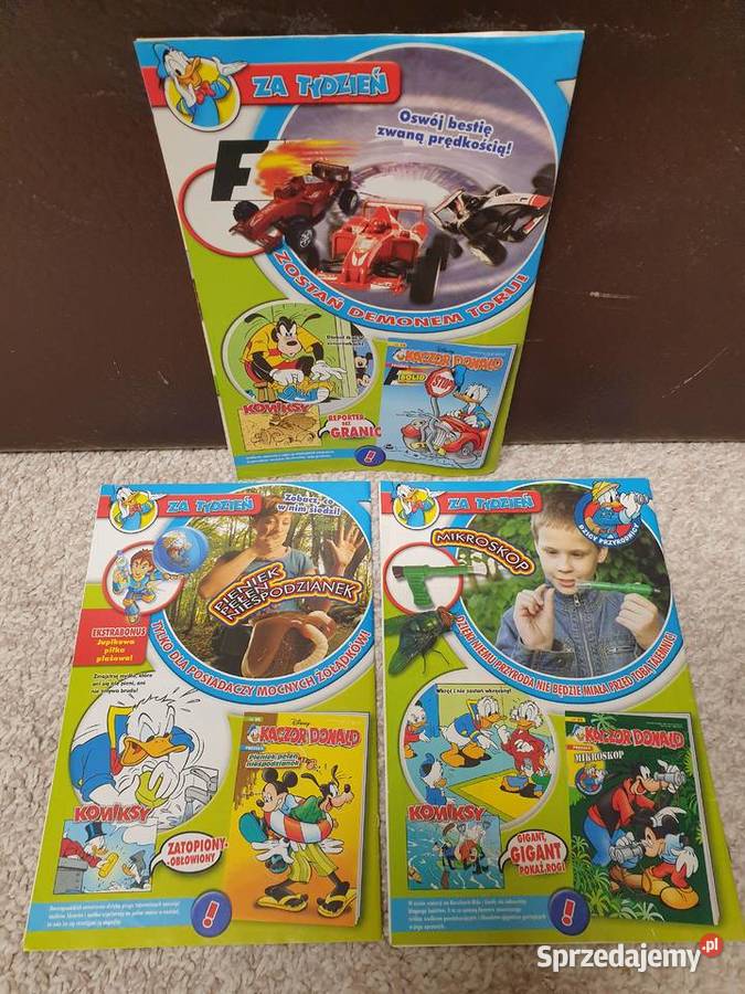 Kaczor Donald zestaw 3 komiksów 2008 Rok wydania 2008