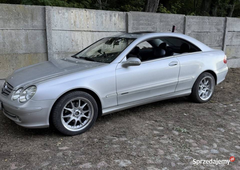 Mercedesbenz w209 CLK 18 kompresor srebrny