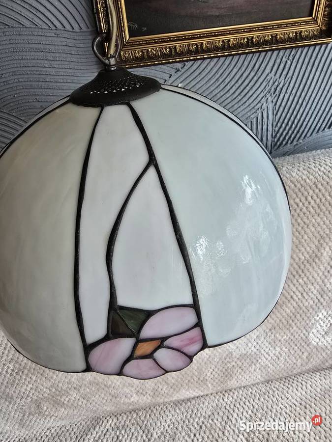 Lampa witrażowa wisząca
