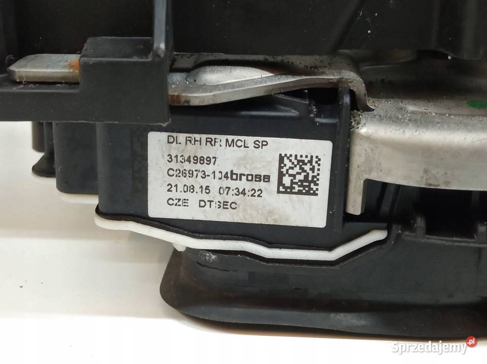 ZAMEK DRZWI TYŁ PRAWY 31349897 Volvo XC 90 II osobowe