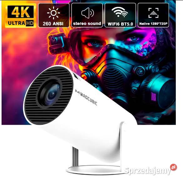 Nowy Projektor LED HY300 FULL HD WIFI ANDROID 11 Siedlce sprzedam