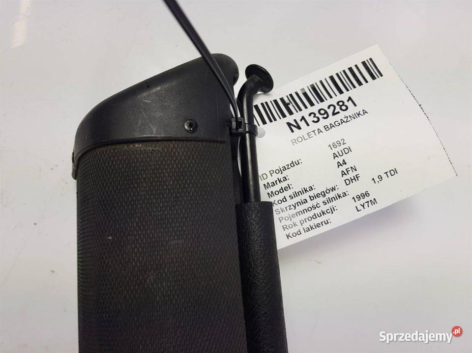 ROLETA BAGAŻNIKA A4 B5 8D9861691 Pozostałe sprzedam