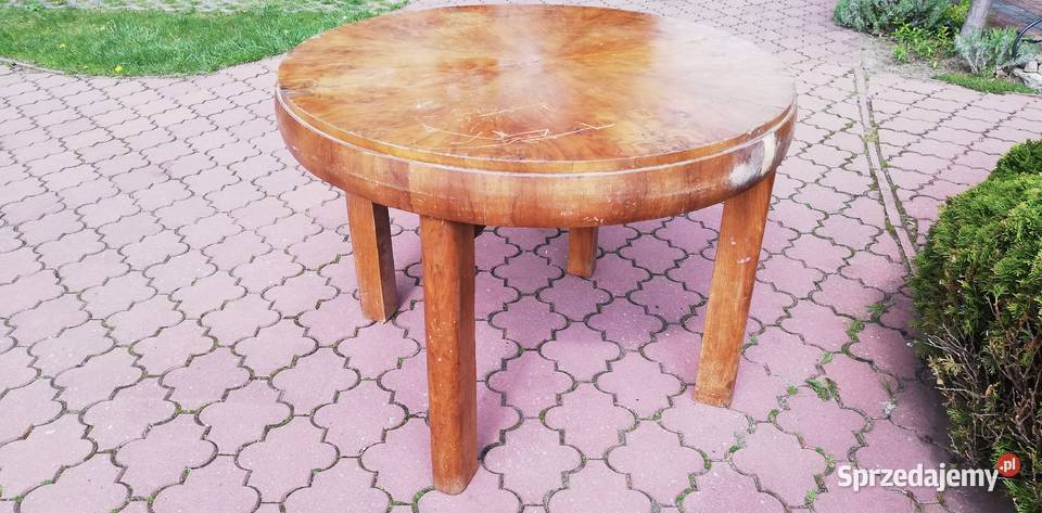 Stół okrągły beczka stary antyk bombka stolik Stoły