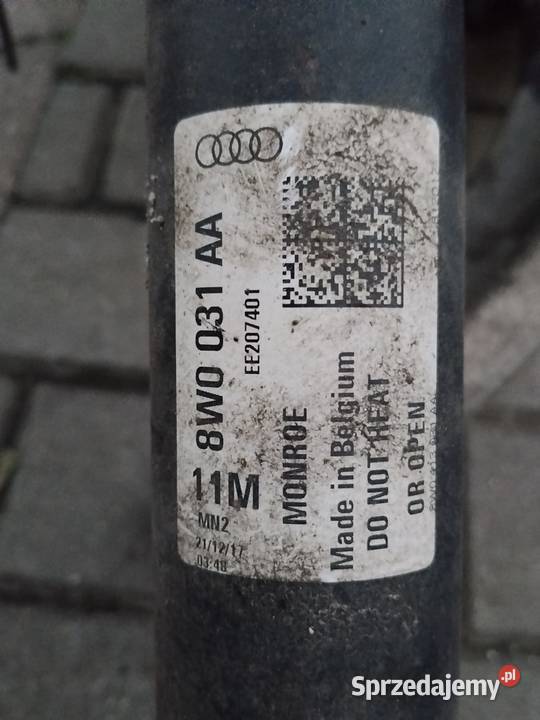 Kolumna amortyzator zwrotnica tarcza zacisk Audi wielkopolskie