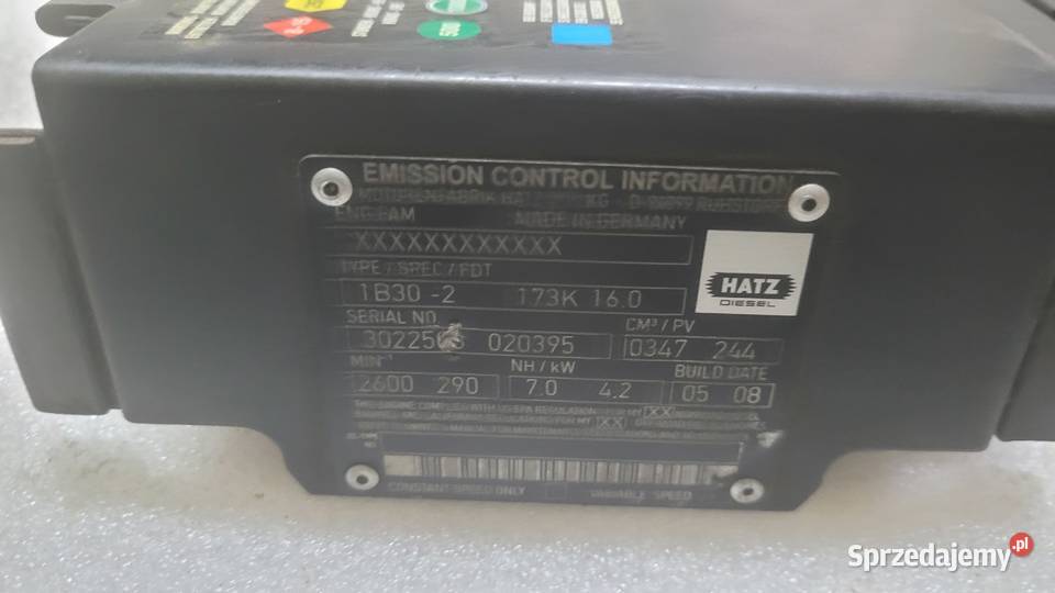 Osłona pokrywy zaworów HATZ 1B20 i 1B30 Niepołomice