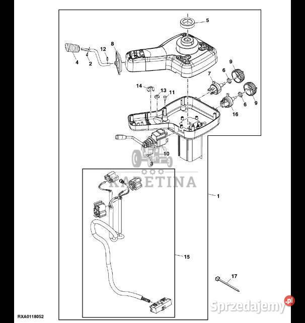 RE306839 John Deere 8345R Moduł Jastrzębniki sprzedam
